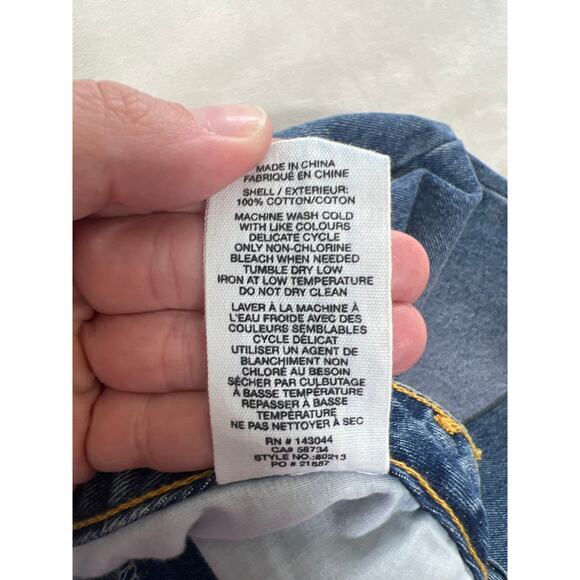 Avec Les Filles Jeans High Waisted Mom Distressed Raw Split Hem 28 Punk Edgy 90s - Picture 6 of 8